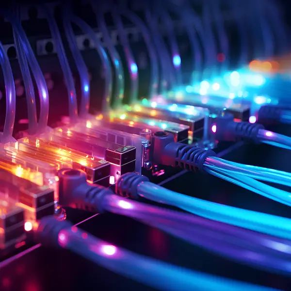 Optical fibre cables for business leased line connection